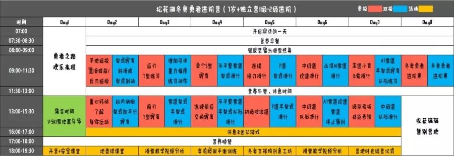 2019年寒假中小学生滑雪冬令营活动方案7