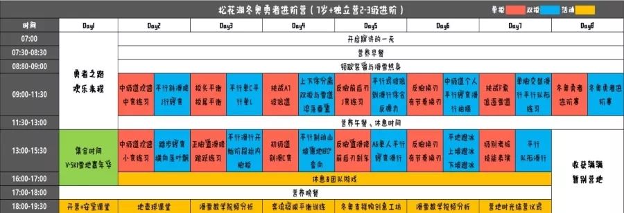 2019年寒假中小学生滑雪冬令营活动方案8