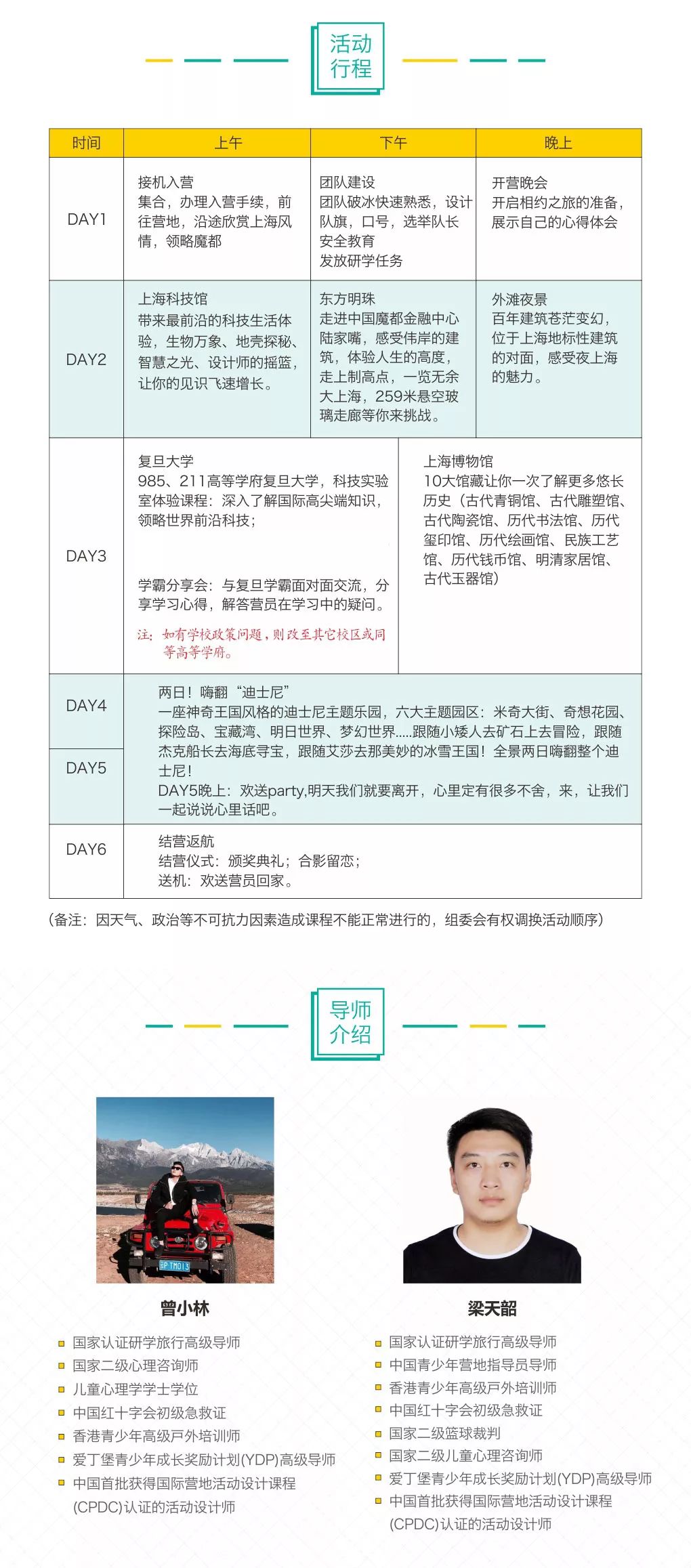 2019年迪士尼英语暑期研学夏令营招生简章3
