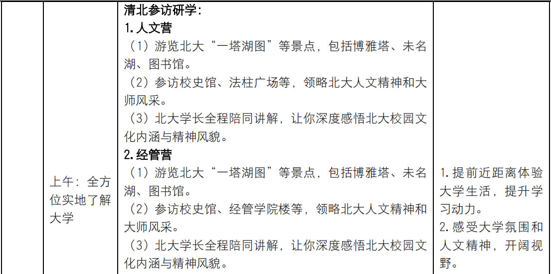 清大紫育升学规划研学营招生简章4